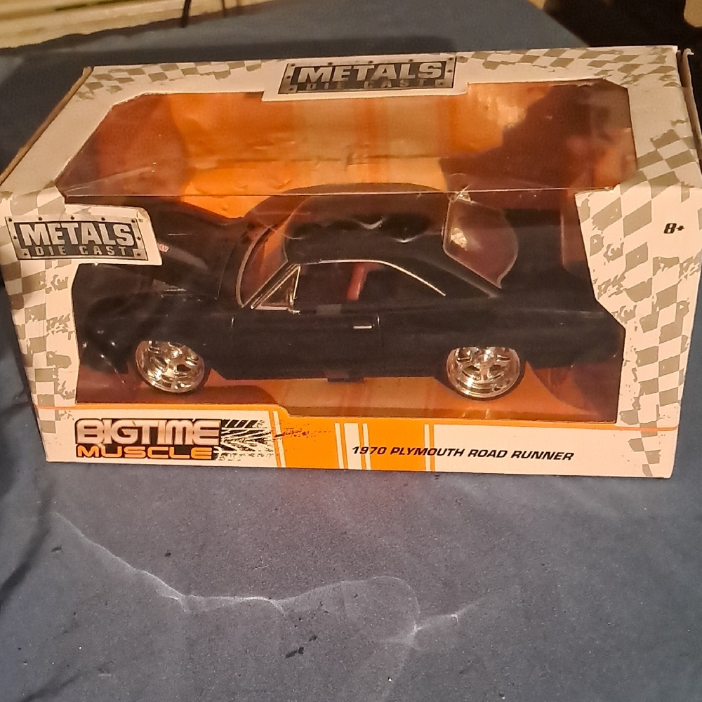 Bigtime Muscle Black Die-Cast Car Model